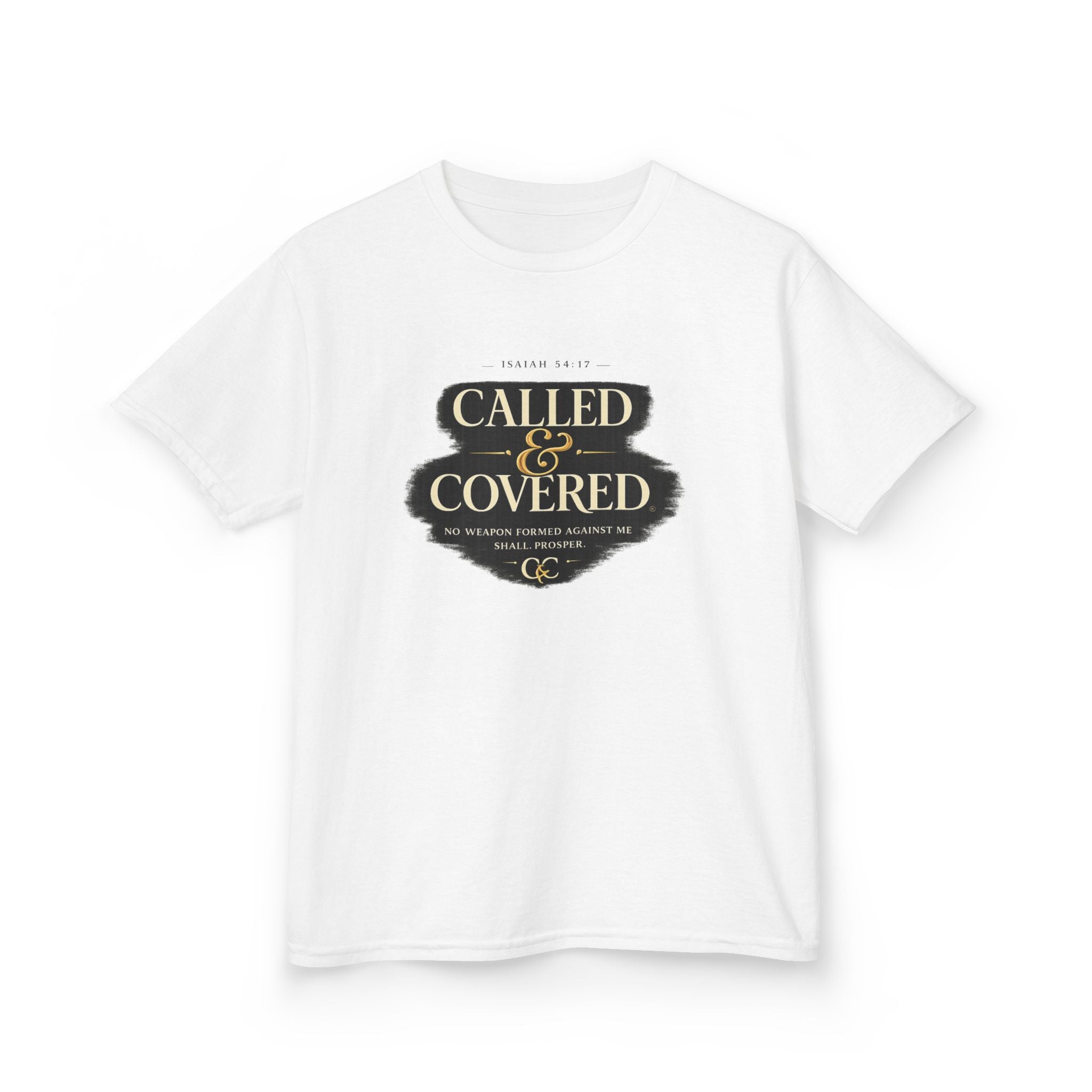 Kids Tee — "Called & Covered" Inspirational Christian Shirt