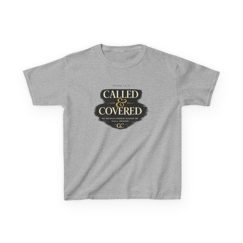 Kids Tee — "Called & Covered" Inspirational Christian Shirt