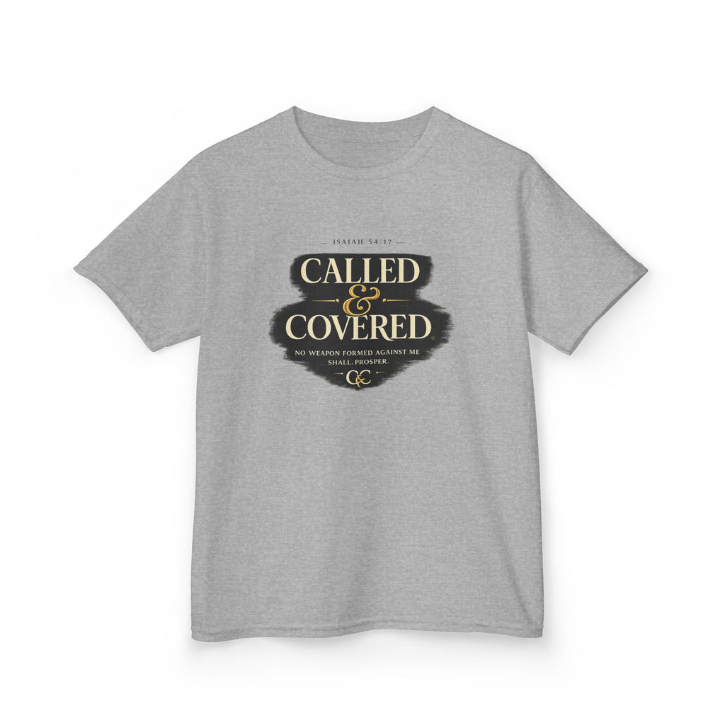 Kids Tee — "Called & Covered" Inspirational Christian Shirt
