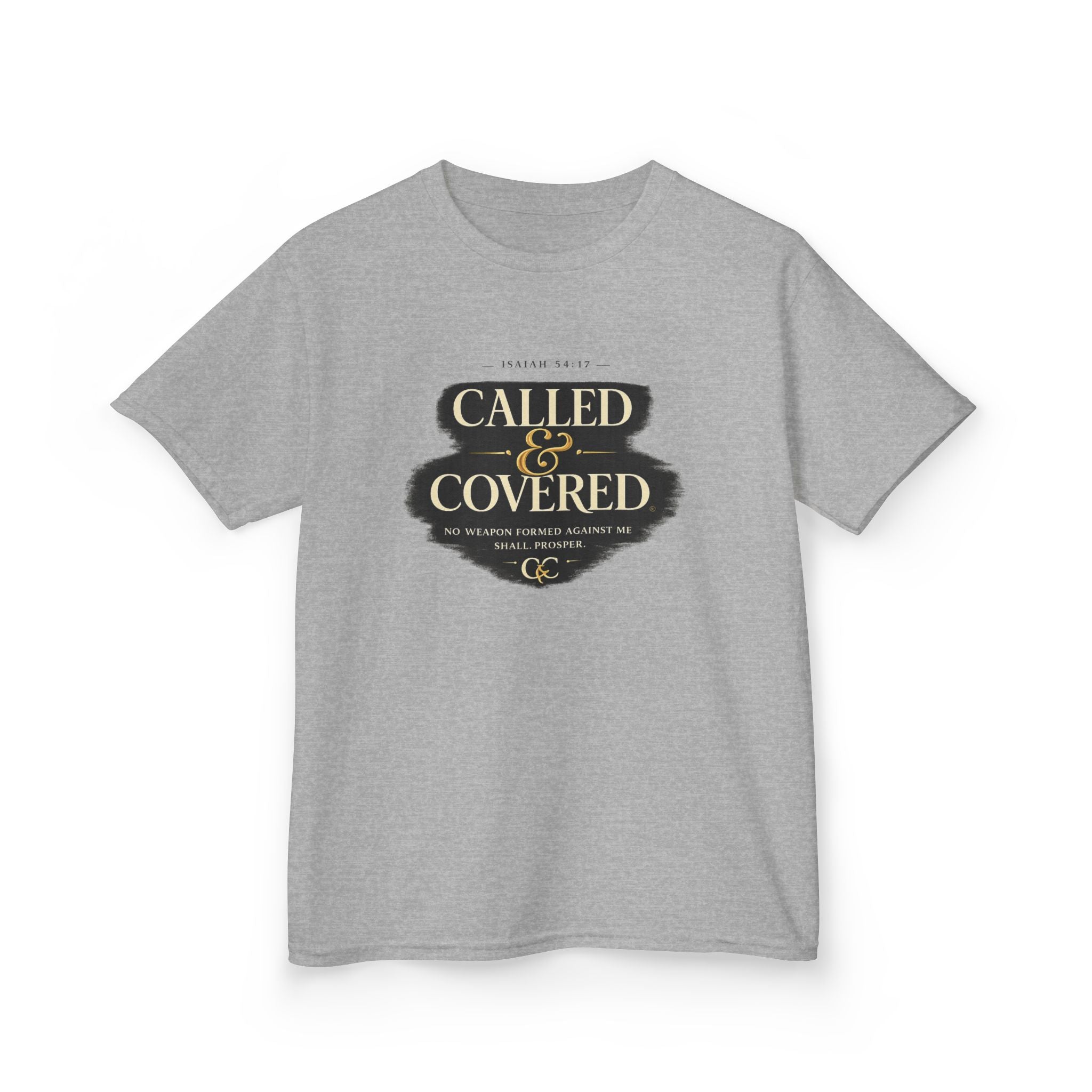 Kids Tee — "Called & Covered" Inspirational Christian Shirt
