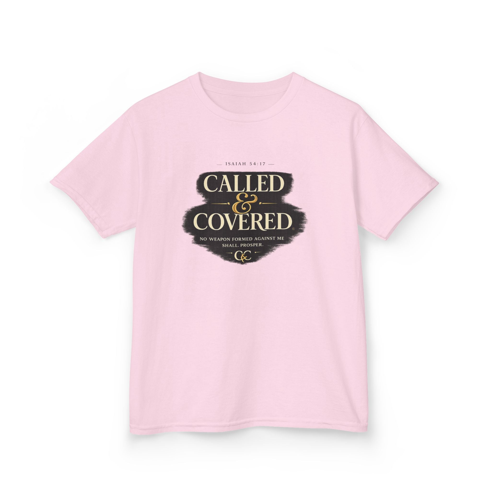 Kids Tee — "Called & Covered" Inspirational Christian Shirt