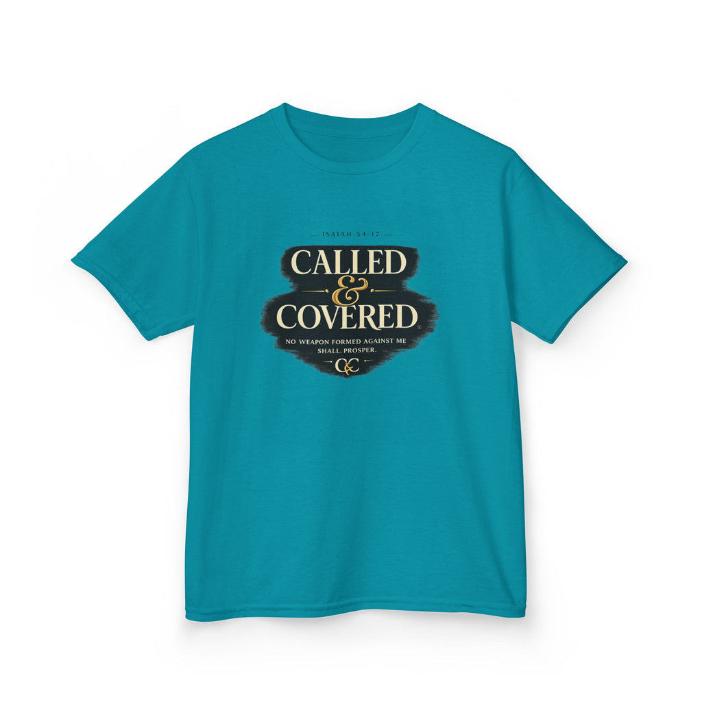 Kids Tee — "Called & Covered" Inspirational Christian Shirt